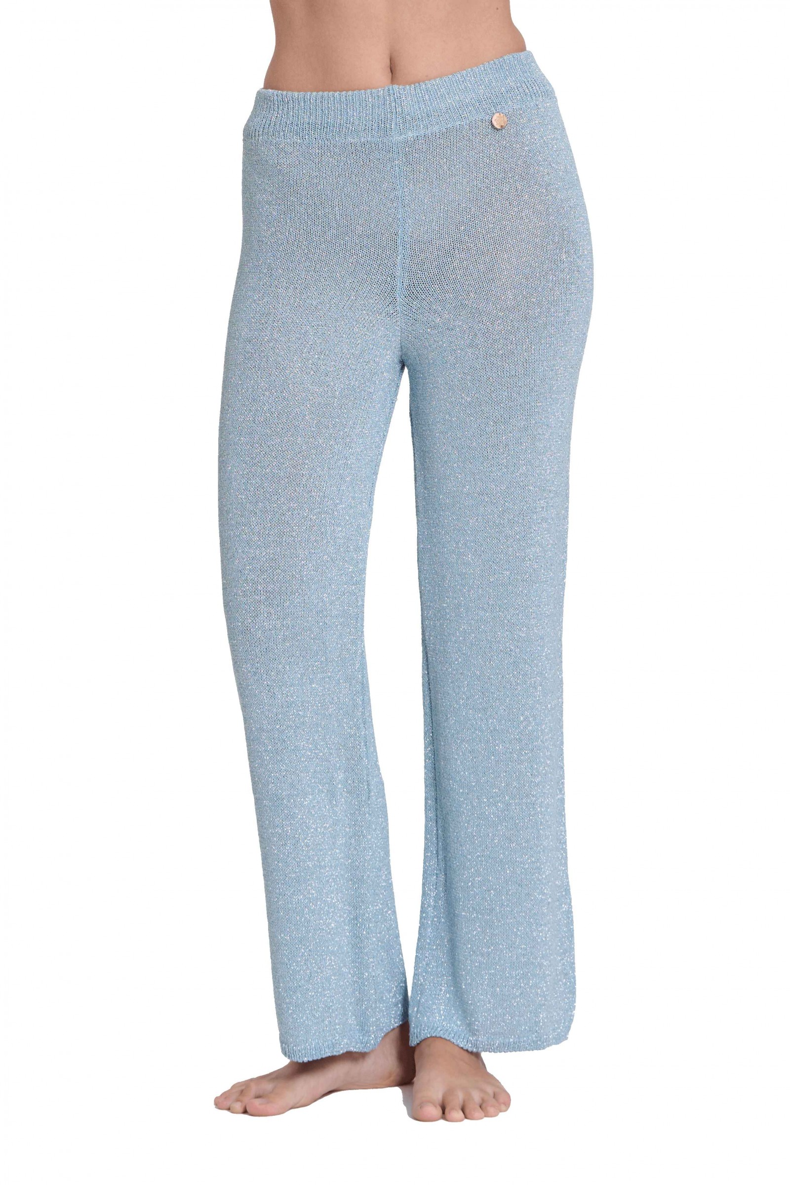 Pantalone Lurex Aqua